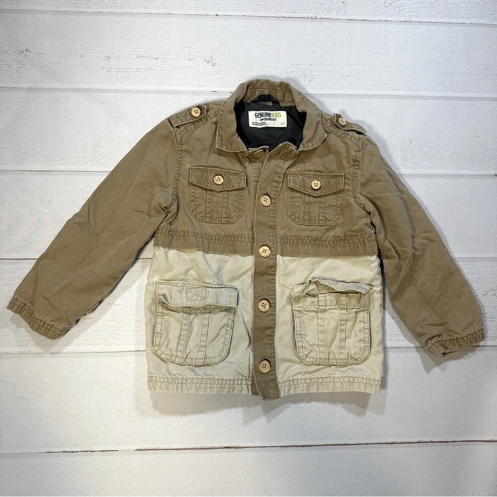Genuine Kids by OshKosh B’Gosh 4T Toddler Utility Jacket Light Coat‎ 2016